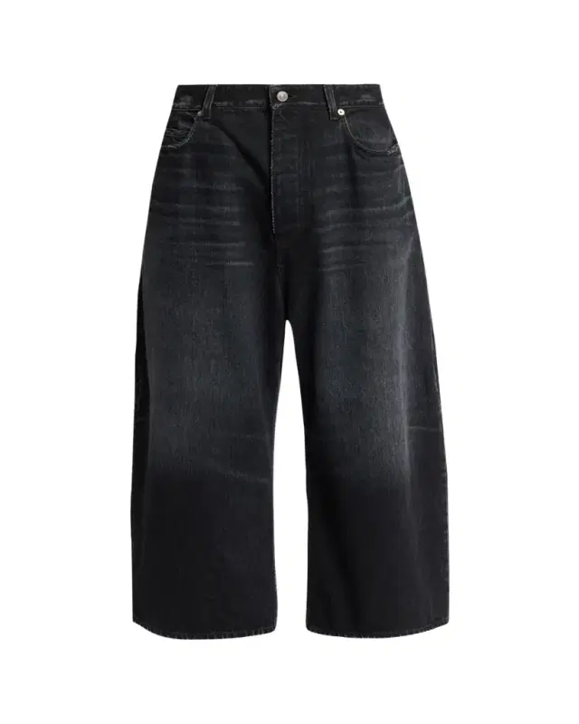 Men's Faded Black Roun