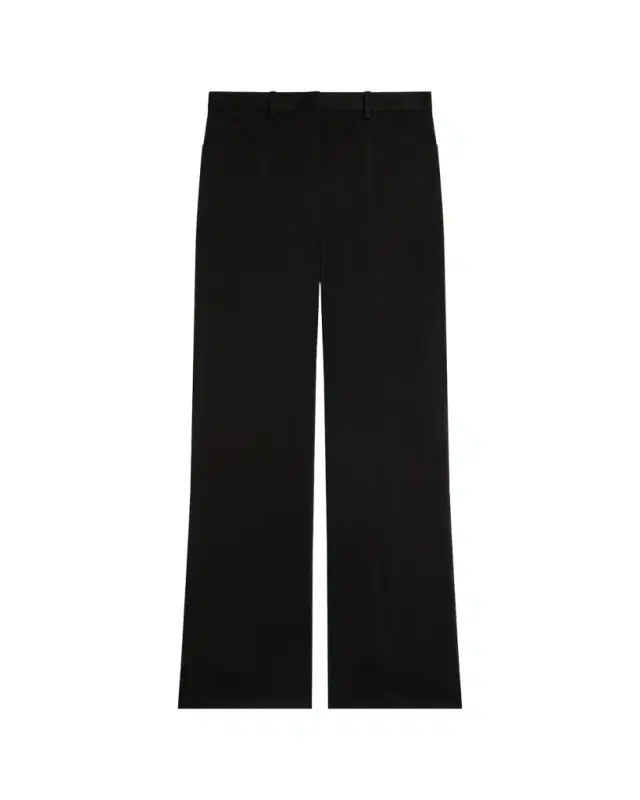 Theory Slim-Straight Satin Pants