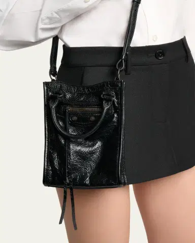 Balenciaga Le City Leather Tote Phone Holder | Thumbnail 2 Balenciaga Le City Leather Tote Phone Holder | Thumbnail 2