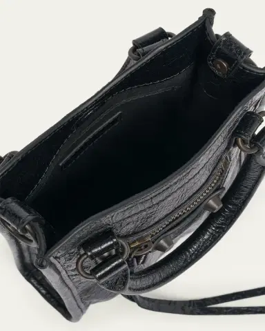 Balenciaga Le City Leather Tote Phone Holder | Thumbnail 4 Balenciaga Le City Leather Tote Phone Holder | Thumbnail 4