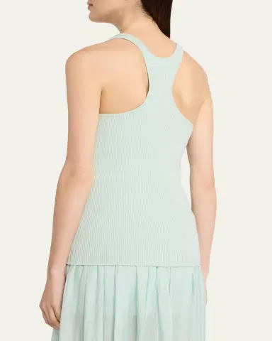 Maria McManus Skinny Ribbed Racer Tank Top | Thumbnail 3 Maria McManus Skinny Ribbed Racer Tank Top | Thumbnail 3