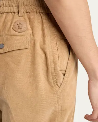 Moncler Cotton Corduroy Straight-Leg Trousers | Thumbnail 5 Moncler Cotton Corduroy Straight-Leg Trousers | Thumbnail 5
