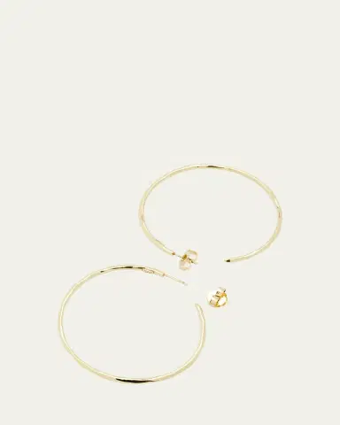 Ippolita Large Squiggle Hoop Earrings in 18K Gold | Thumbnail 3