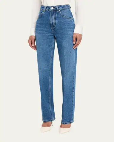 Victoria Beckham Julia High-Rise Straight-Leg Jeans | Thumbnail 4 Victoria Beckham Julia High-Rise Straight-Leg Jeans | Thumbnail 4