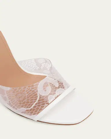 Malone Souliers 90mm Roxanna Lace Mule Sandals | Thumbnail 4