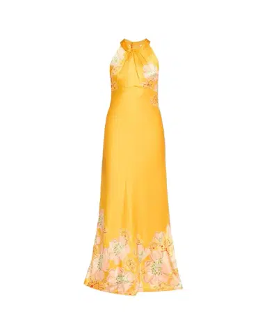 Saloni Cozette Floral Silk Dress | Thumbnail 1