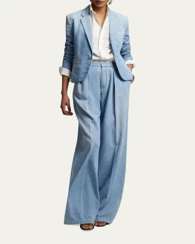 Ralph Lauren Collection Lochlan Cotton Denim Jacket | Thumbnail 2 Ralph Lauren Collection Lochlan Cotton Denim Jacket | Thumbnail 2