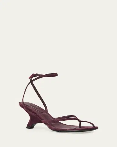 Simkhai Kelsey Suede Ankle-Strap Sandals | Thumbnail 2 Simkhai Kelsey Suede Ankle-Strap Sandals | Thumbnail 2