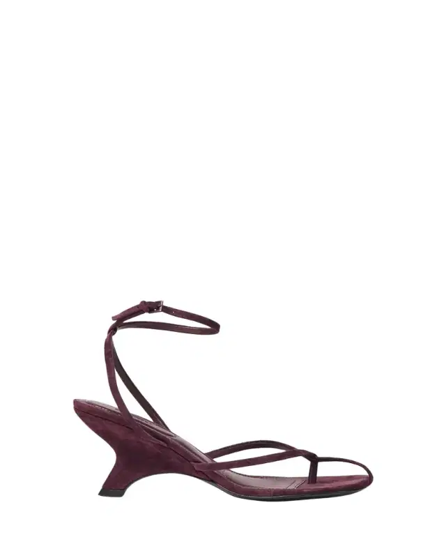 SIMKHAI Kelsey Suede Ankle-Strap Sandals