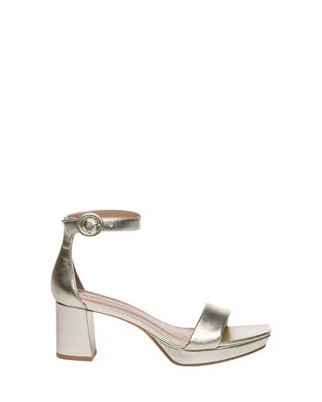 Bernardo Carla Metallic Ankle-Strap Sandals