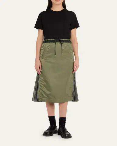 Sacai Nylon Twill Adjustable Skirt | Thumbnail 2 Sacai Nylon Twill Adjustable Skirt | Thumbnail 2