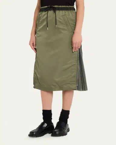 Sacai Nylon Twill Adjustable Skirt | Thumbnail 4 Sacai Nylon Twill Adjustable Skirt | Thumbnail 4