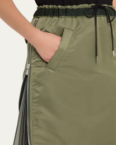 Sacai Nylon Twill Adjustable Skirt | Thumbnail 5 Sacai Nylon Twill Adjustable Skirt | Thumbnail 5