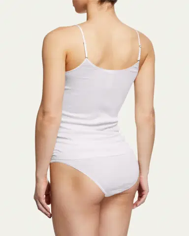 Hanro Seamless Cotton V-Neck Camisole | Thumbnail 3