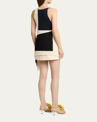 Proenza Schouler Saskia Color-Block Textured Knit Top | Thumbnail 3 Proenza Schouler Saskia Color-Block Textured Knit Top | Thumbnail 3