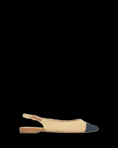 Gabriela Hearst Strength Raffia Slingback Flats | Thumbnail 2