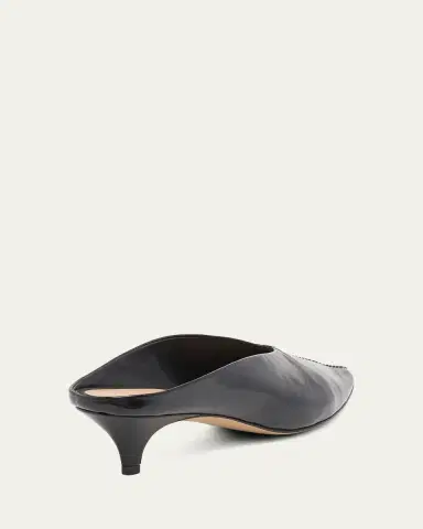 Bottega Veneta 40mm Vesta Nappa Leather Mule Pumps | Thumbnail 2