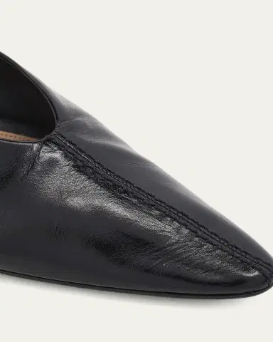Bottega Veneta 40mm Vesta Nappa Leather Mule Pumps | Thumbnail 3