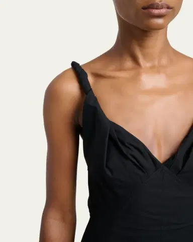 Proenza Schouler Leo Sleeveless Flared Cotton Midi Dress | Thumbnail 5 Proenza Schouler Leo Sleeveless Flared Cotton Midi Dress | Thumbnail 5