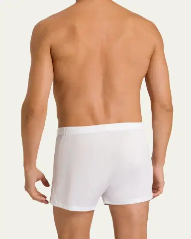 Hanro Men's Sporty Mercerized Cotton Boxers | Thumbnail 3