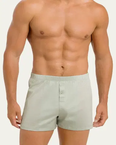 Hanro Men's Sporty Mercerized Cotton Boxers | Thumbnail 5