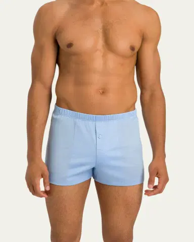 Hanro Men's Sporty Mercerized Cotton Boxers | Thumbnail 6