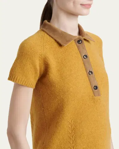 Kiton Wool Knit Polo | Thumbnail 4 Kiton Wool Knit Polo | Thumbnail 4