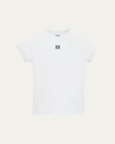 Loewe Small Fit Cap-Sleeve T-Shirt | Thumbnail 1 Loewe Small Fit Cap-Sleeve T-Shirt | Thumbnail 1