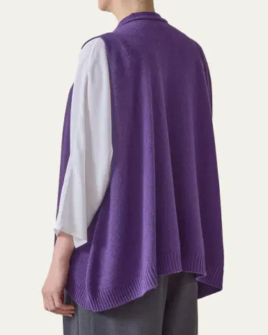 Eskandar V-Neck Cashmere Vest | Thumbnail 3 Eskandar V-Neck Cashmere Vest | Thumbnail 3