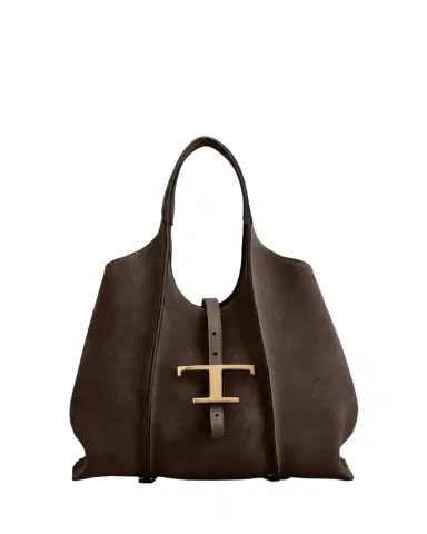 Tod's T Timeless Suede Shopping Tote Bag | Thumbnail 1