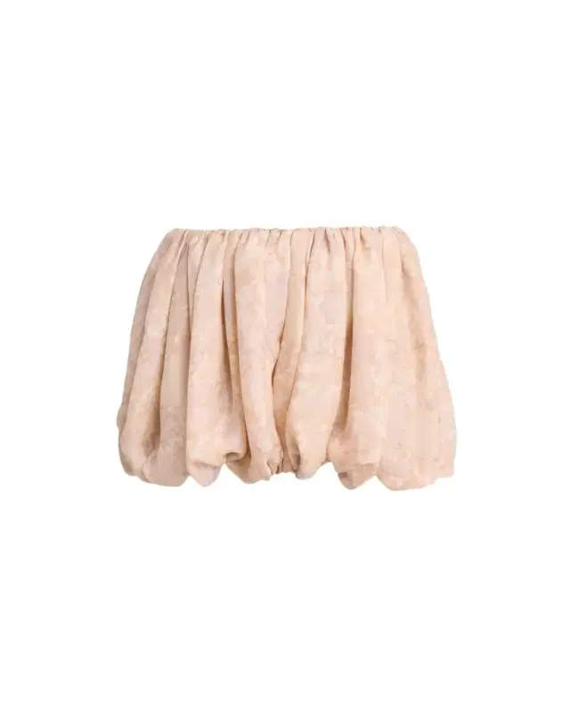 Painted Flowers Silk Shorts
