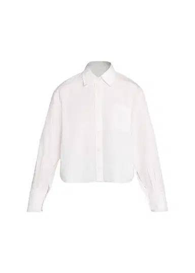 Maria McManus Organic Cotton Cropped Button-Down Shirt | Thumbnail 1 Maria McManus Organic Cotton Cropped Button-Down Shirt | Thumbnail 1