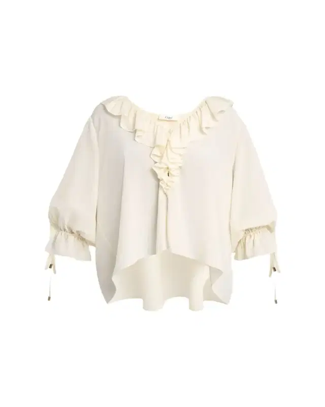 Chloe Organic Silk Crepe De Chine Top