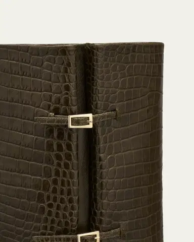 Malone Souliers 70mm Nolan Croc-Embossed Leather Knee-High Boots | Thumbnail 4