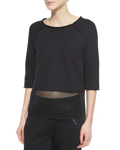 Moncler Short-Sleeve Wool Sweater | Thumbnail 5 Moncler Short-Sleeve Wool Sweater | Thumbnail 5
