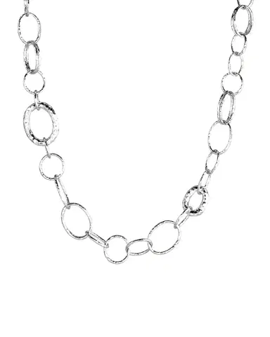 Ippolita Long Hammered Bastille Necklace in Sterling | Thumbnail 1