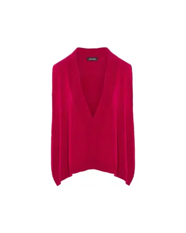 Eskandar Cashmere A-Line Sleeveless Deep V-Neck Sweater | Thumbnail 1