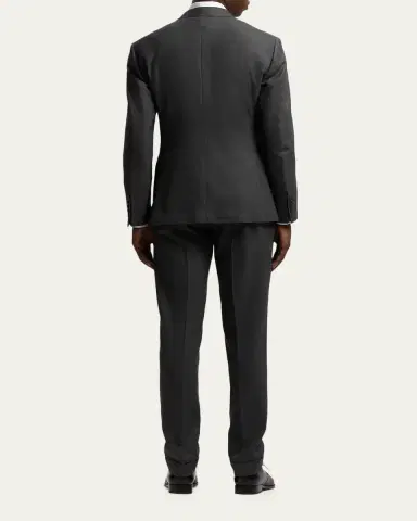 Ralph Lauren Purple Label Kent Hand-Tailored Wool Birdseye Suit | Thumbnail 3