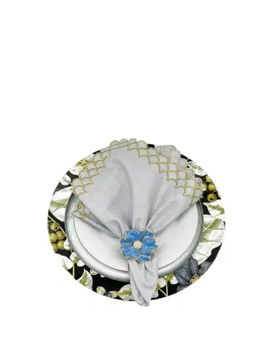 Nomi K Midnight Botanica Lacquered Placemat | Thumbnail 1