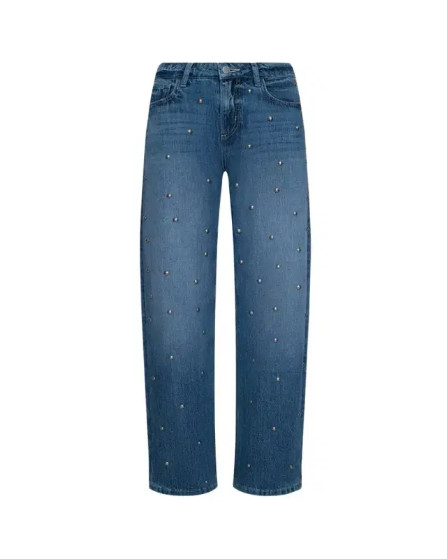 Bex High-Rise Studded Rodeo Jeans
