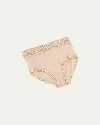 Hanro Moments Lace-Trim Full Brief | Thumbnail 2