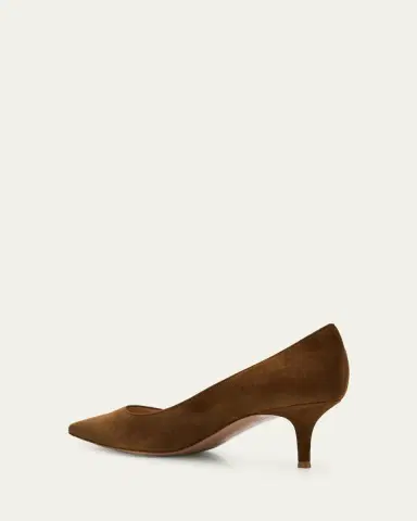Gianvito Rossi 55mm Suede Pointed-Toe Pumps | Thumbnail 4