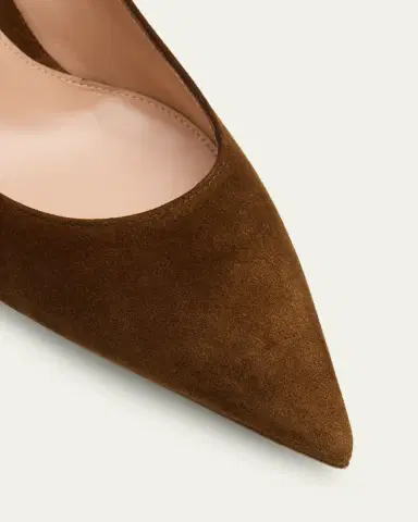 Gianvito Rossi 55mm Suede Pointed-Toe Pumps | Thumbnail 5