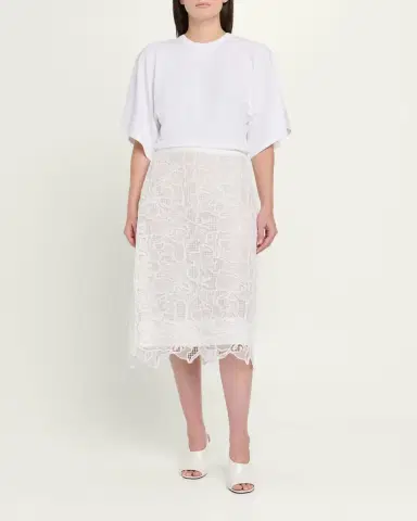Simkhai Elissa Embroidered Column Skirt | Thumbnail 2 Simkhai Elissa Embroidered Column Skirt | Thumbnail 2