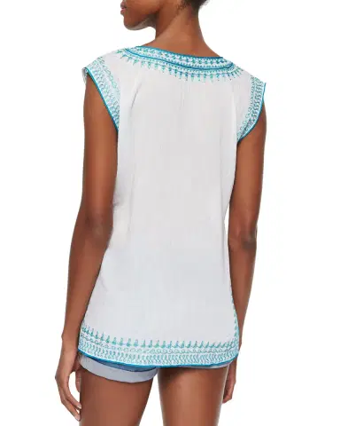 Simkhai Elissa Embroidered Column Skirt | Thumbnail 6 Simkhai Elissa Embroidered Column Skirt | Thumbnail 6
