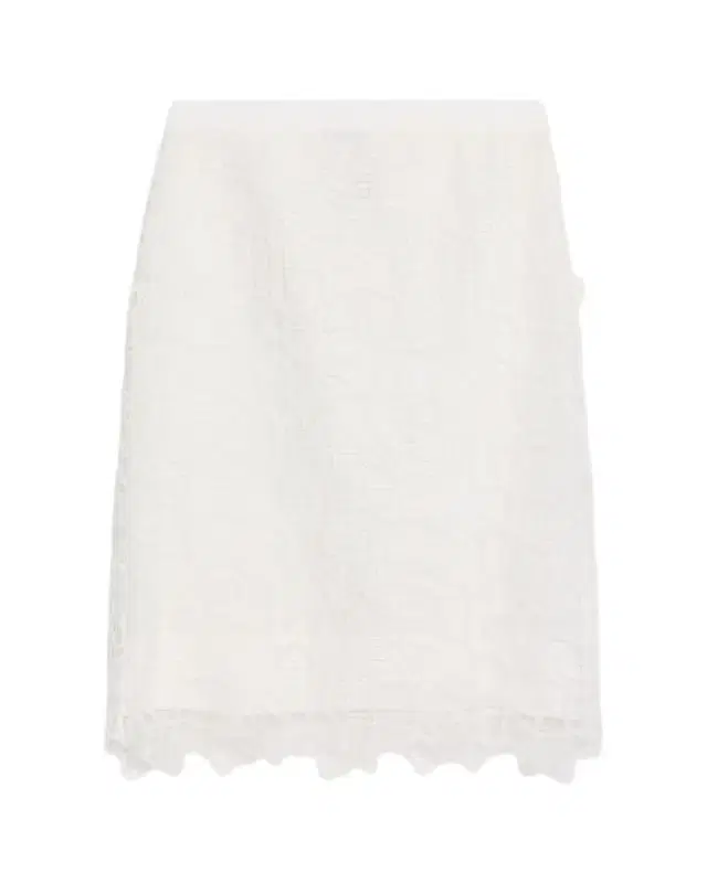 SIMKHAI Elissa Embroidered Column Skirt