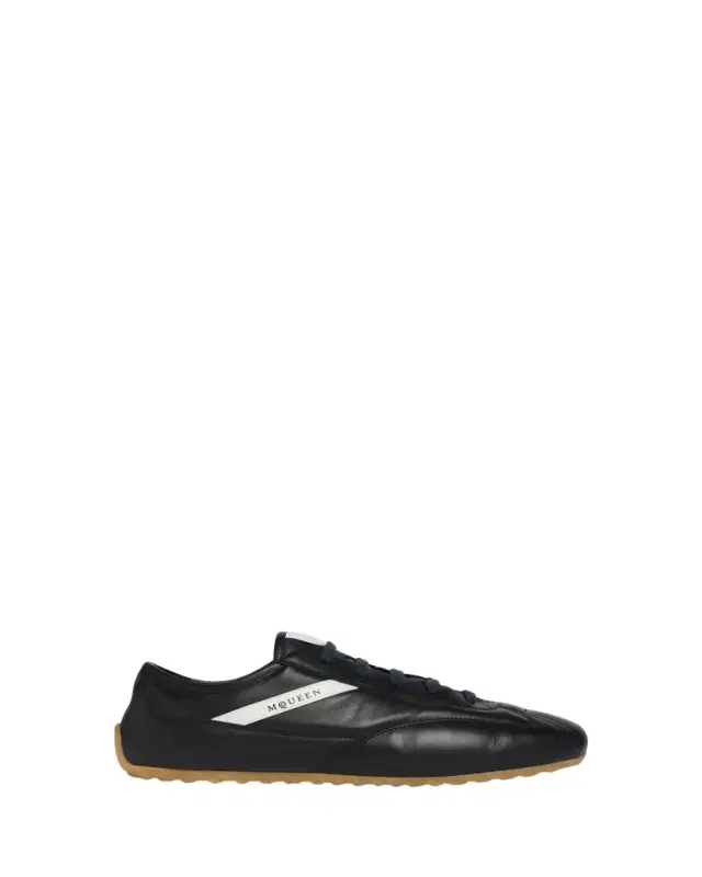Men's Boxe Nappa Leather Low-Top Sneakers