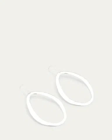 Ippolita Wavy Oval Drop Earrings in Sterling | Thumbnail 3