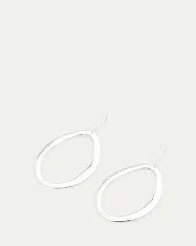 Ippolita Wavy Oval Drop Earrings in Sterling | Thumbnail 4