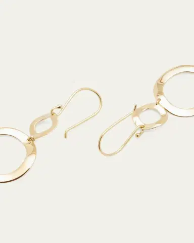 Ippolita Mini Snowman Earrings in 18K Gold | Thumbnail 4